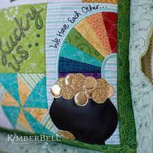 Load image into Gallery viewer, Kimberbell Lucky Us Pillow Fabric Kit