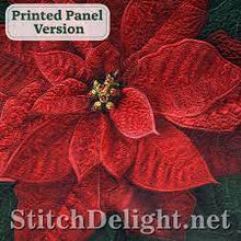 Load image into Gallery viewer, Zoom Class: Embroidering the Hoffman Holiday Poinsettia Panel Using Stitch Delight Designs for Luminaire / Solaris / Dream / Destiny Machine 2/6/25 10am-1pm PST