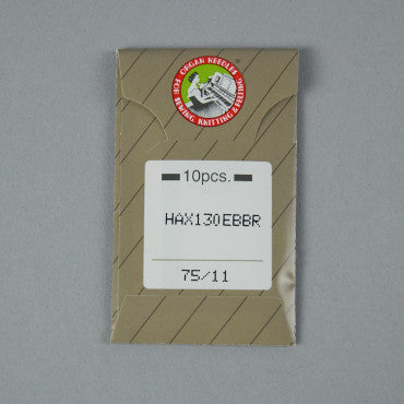 Organ Needles HAX130EBBR 75/11 or 90/14