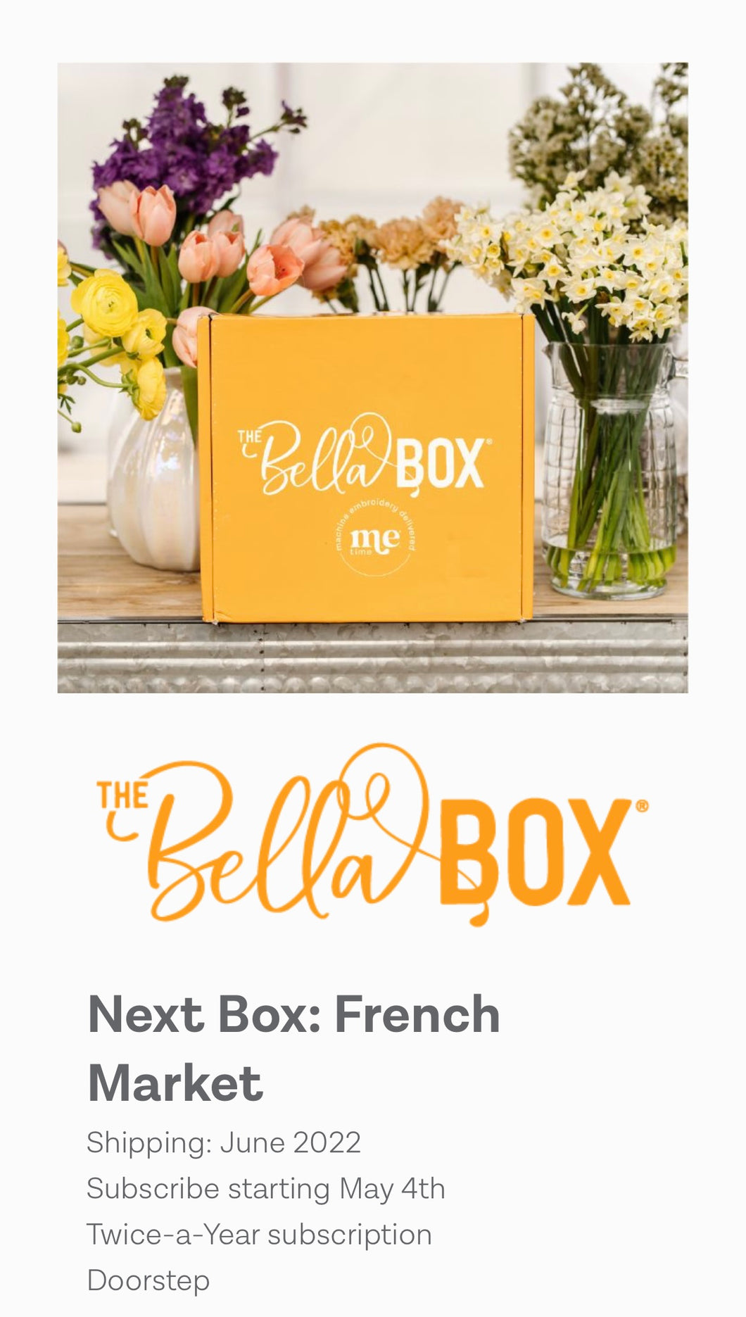 Kimberbell Bella Box Subscription