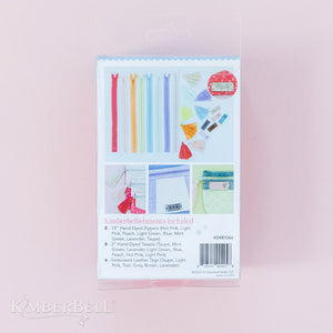 Kimberbell Pretty & Posh Zipper Pouches Embellishment Kit KDKB1266