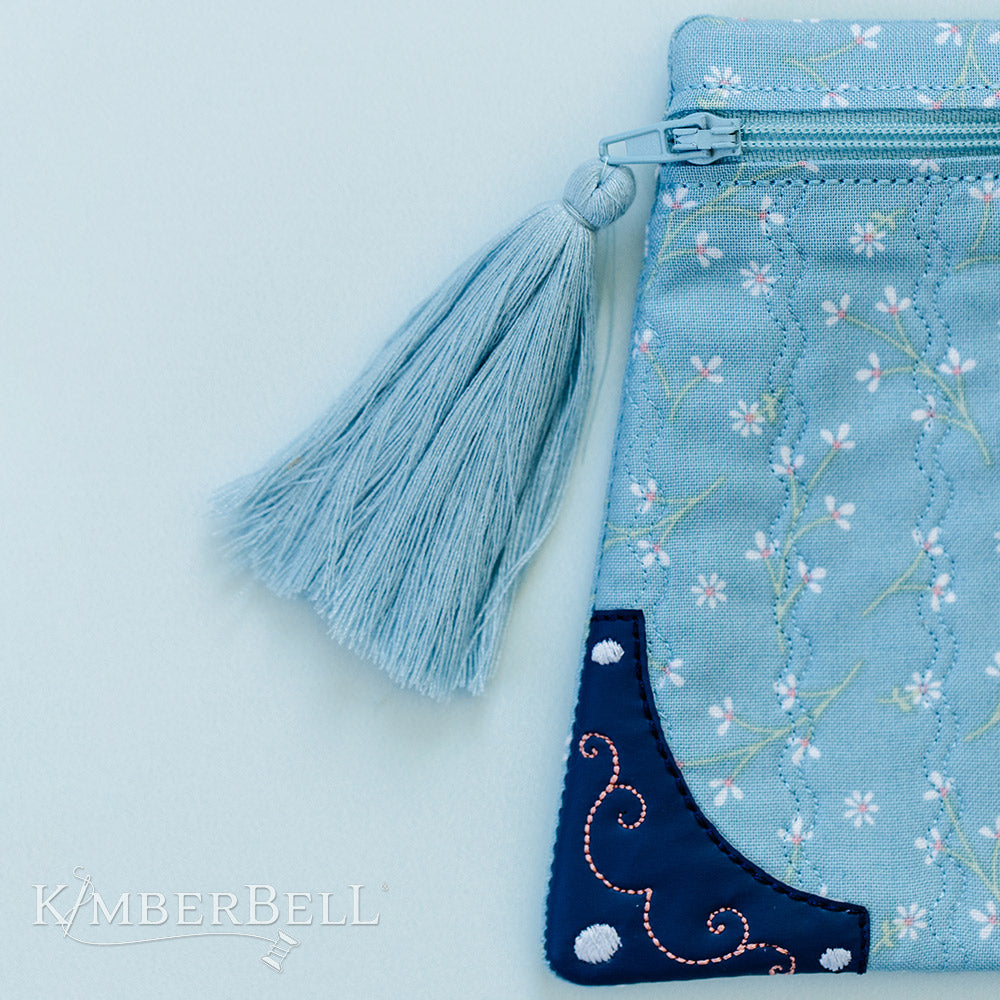 Kimberbell Pretty & Posh Zipper Pouches Embellishment Kit KDKB1266