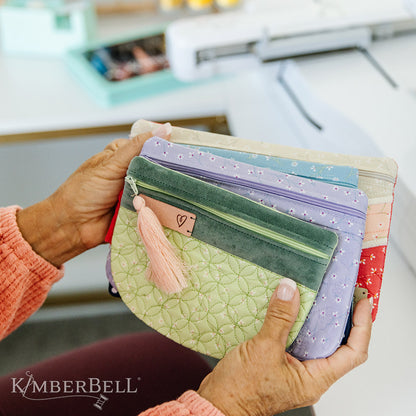 Kimberbell Pretty & Posh Zipper Pouches CD KD5122