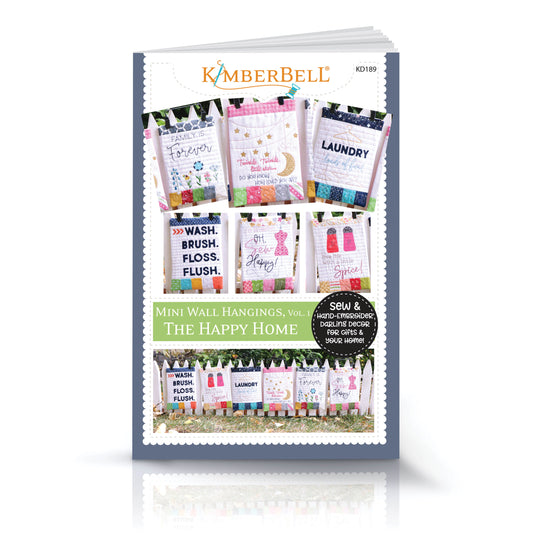 Mini Wall Hangings: Happy Home, Sewing kd189