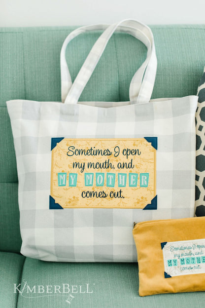 Kimberbell Sweet & Snarky: Kimberblank Appliques KD595