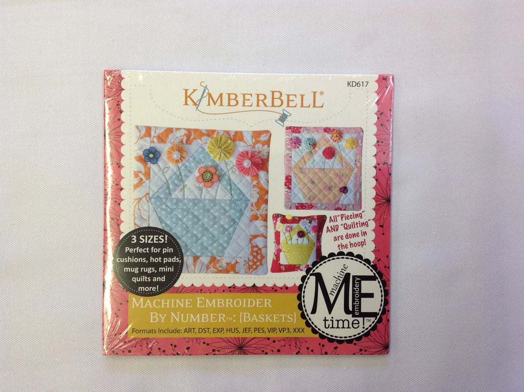 Machine Embroider by Number Baskets KD617