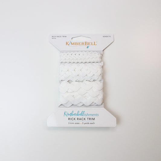 White Rick Rack Trim kdkb175