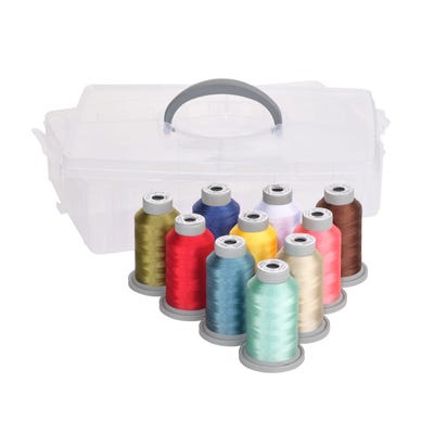 Kimberbell Candy Cane Lane Thread Collection - 61026 Glide / Filtec Brown Box special