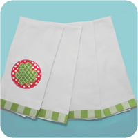 Load image into Gallery viewer, Vintage Gingham Plaid Trimmed Tea Towels