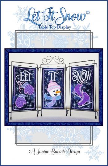 Janine Babich Let It Snow Table Top Display Design