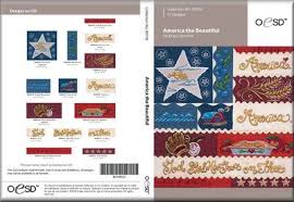 OESD America the Beautiful Embroidery Design 80109CD