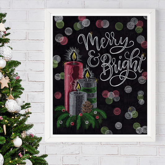 90009 OESD Merry & Bright Tiling Scene by Shannon Roberts Scissortail Stitches