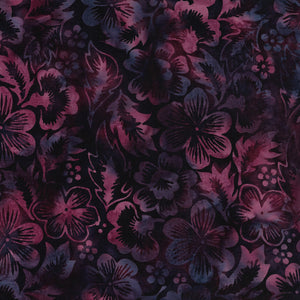 Woodcut Blossoms by Heidi Pridemore For Island Batik Various Prints Sold Per Yard