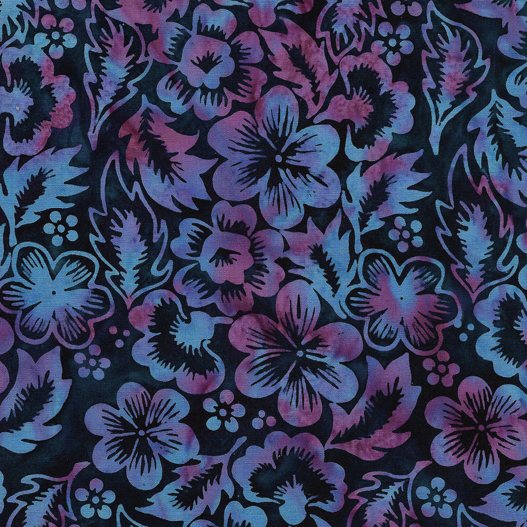 Woodcut Blossoms by Heidi Pridemore For Island Batik Various Prints Sold Per Yard