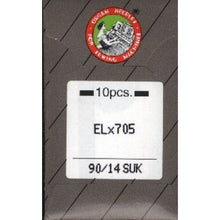 Load image into Gallery viewer, Organ ELx705 various Size serger needles