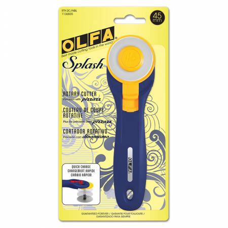 45mm Splash Handle Rotary Cutter Navy # RTY-2C-NBL
