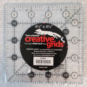 Creative Grids Rulers  4.5"x4.5" CGR4  & 6.5"x6.5" CGR6