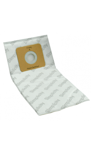 Simplicity and Riccar Branded HEPA Media Bags
