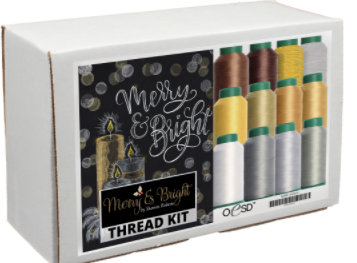 OESD Merry & Bright Embroidery Thread kit ISC90009KIT OR ISWG90009KIT