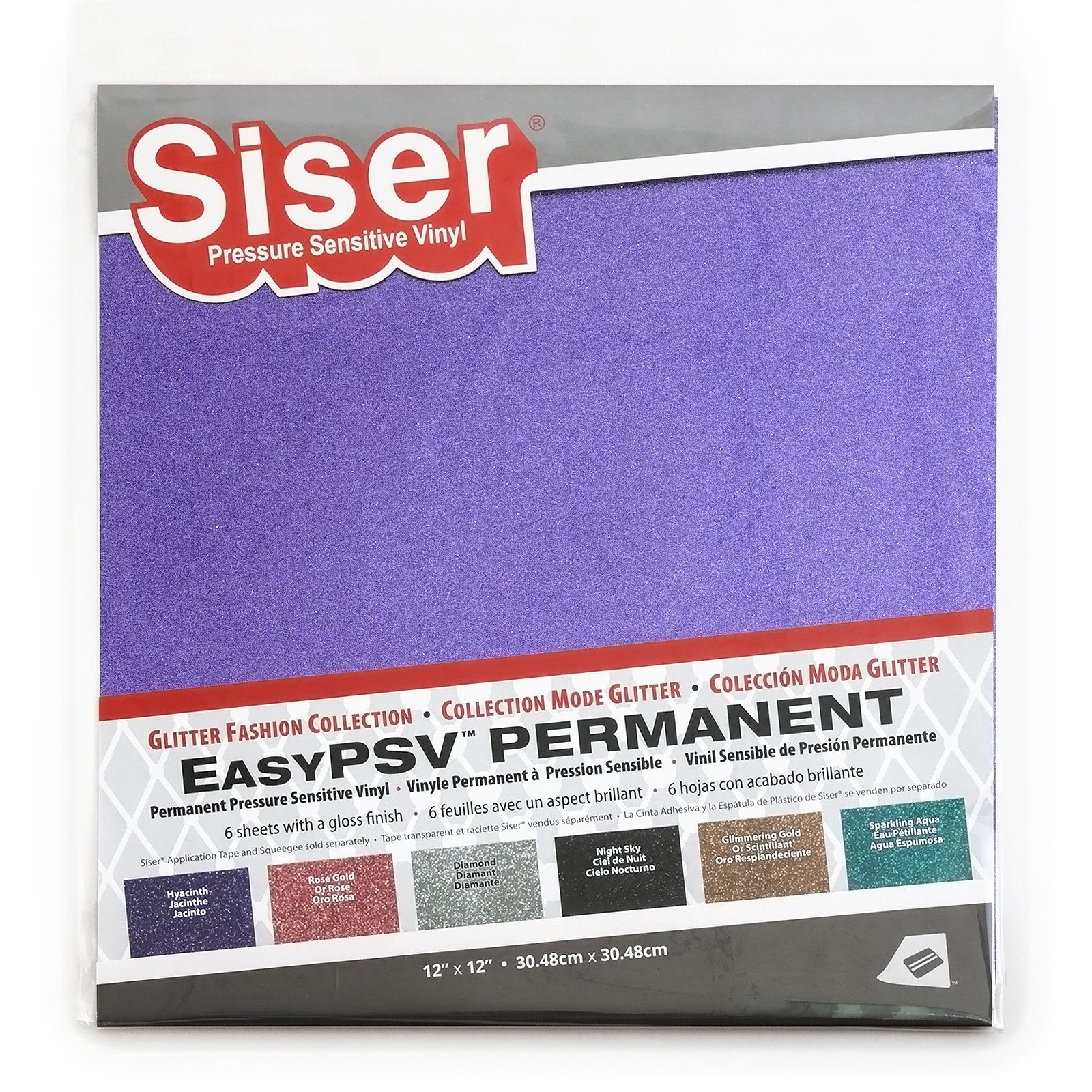 Permanent Glitter Vinyl- Siser Brand