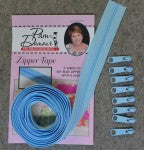 Pam Dumour's 3 Yards of Reversible Coil Zipper Tape with 8 Slides Size 4.5