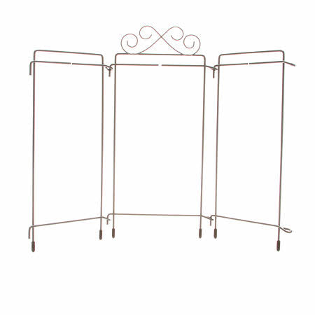 4in x 9in Table Top Tri-Stand Hanger (White or Grey)