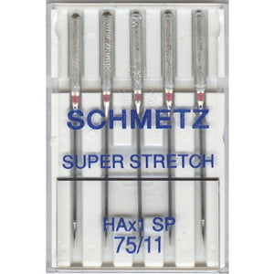 Schmetz Super Stretch HAx1SP Serger Needles 75/11
