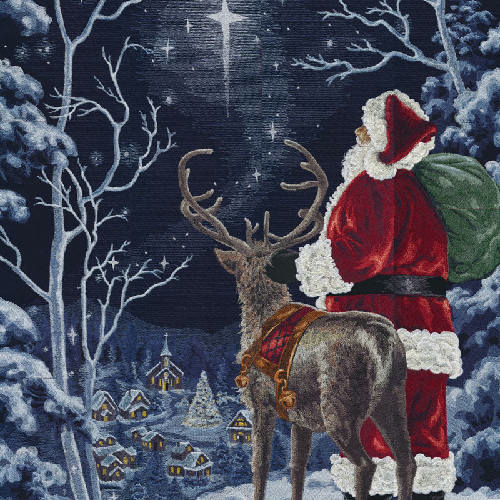 OESD Starry Night Santa Tiling Scene Embridery Design 80194 CD or Digital Download (use drop down menu to make your selection)