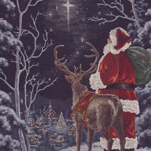 OESD Starry Night Santa Tiling Scene Embridery Design 80194