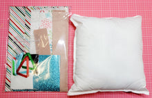 Load image into Gallery viewer, Kimberbell Stay Cozy Bench Buddy Kit with OPTIONAL 8x8 Pillow insert