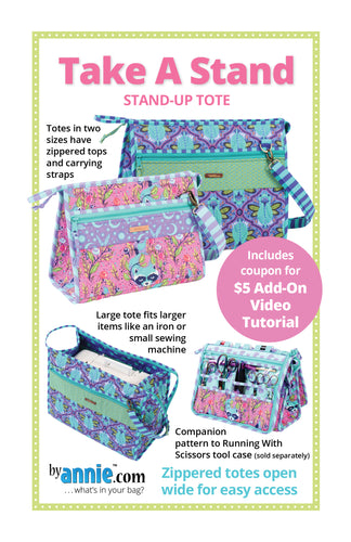 Take A Stand Stand-Up Tote Pattern By Annie