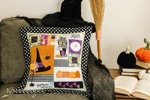 Kimberbell Home is Where the Haunt is Pillow FABRIC KIT with Embellishment Kit