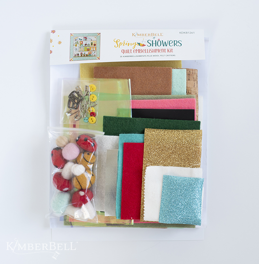 Kimberbell Spring Showers Quilt Embellishment Kit KDKB1261