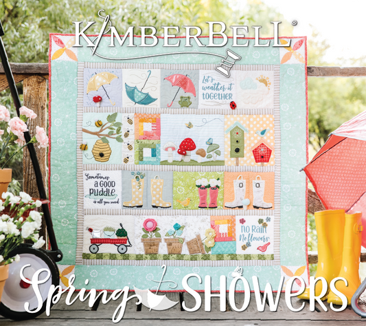Kimberbell Spring Showers Quilt Kit - Fabric Only KIT-MASSPSH with some substitutions
