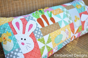 Kimberbell Hoppy Easter Bench Pillow FABRIC KITS