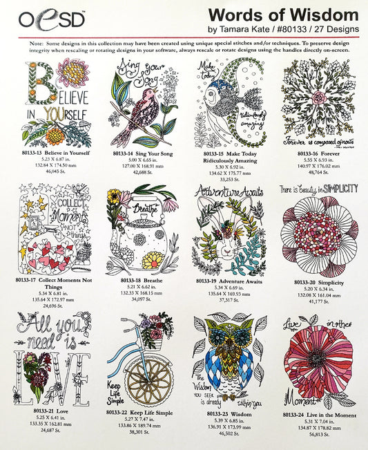 Words of Wisdom by Tamara Kate